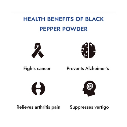 Health benefits of black paper